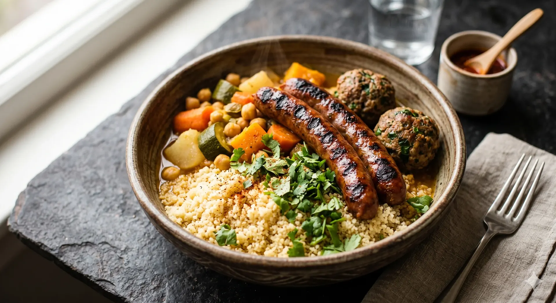 Couscous Boulette Merguez