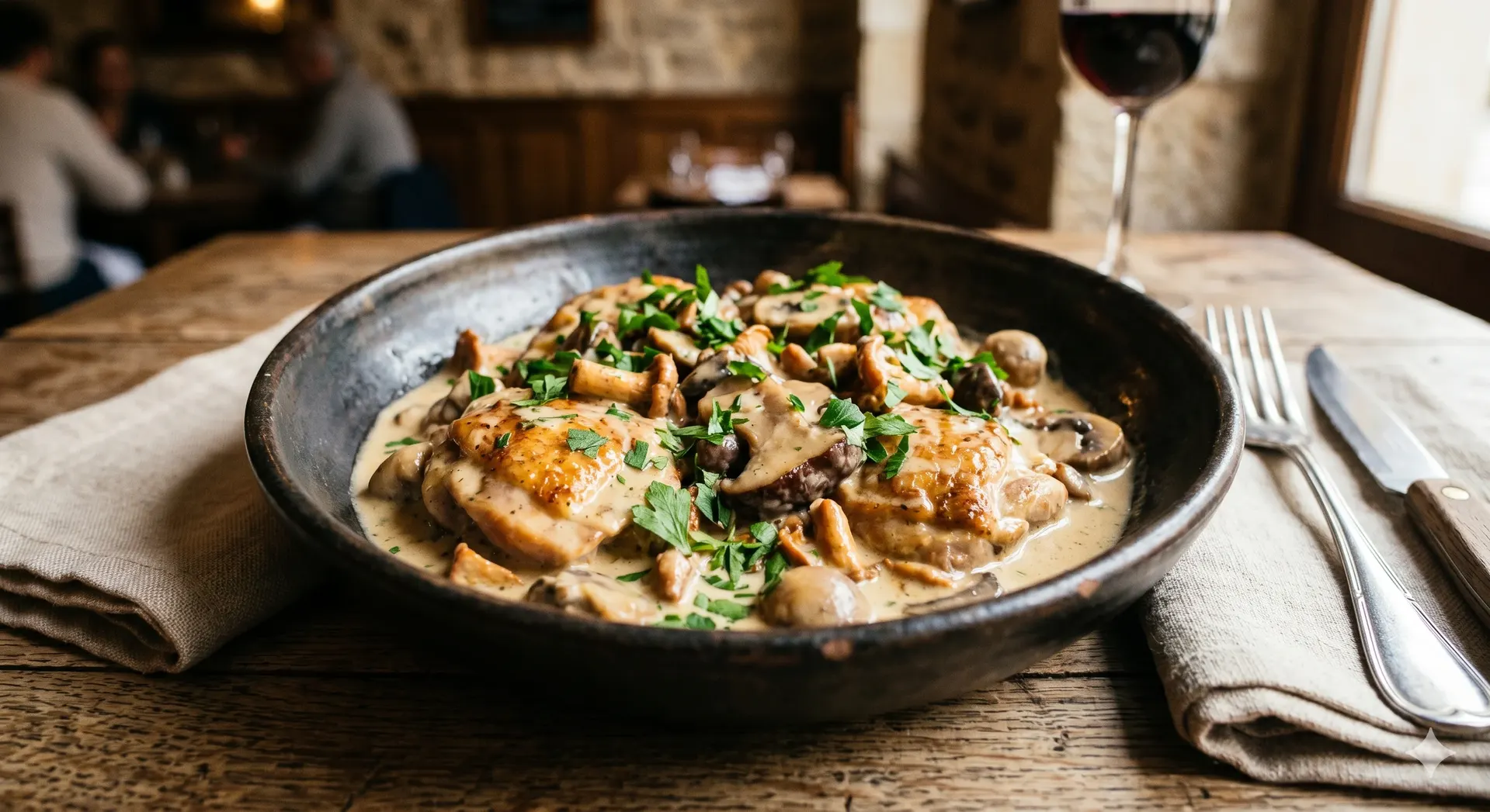 Sauté Poulet forestier
